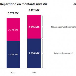 Les fonds ont privilégié les réinvestissements en 2013